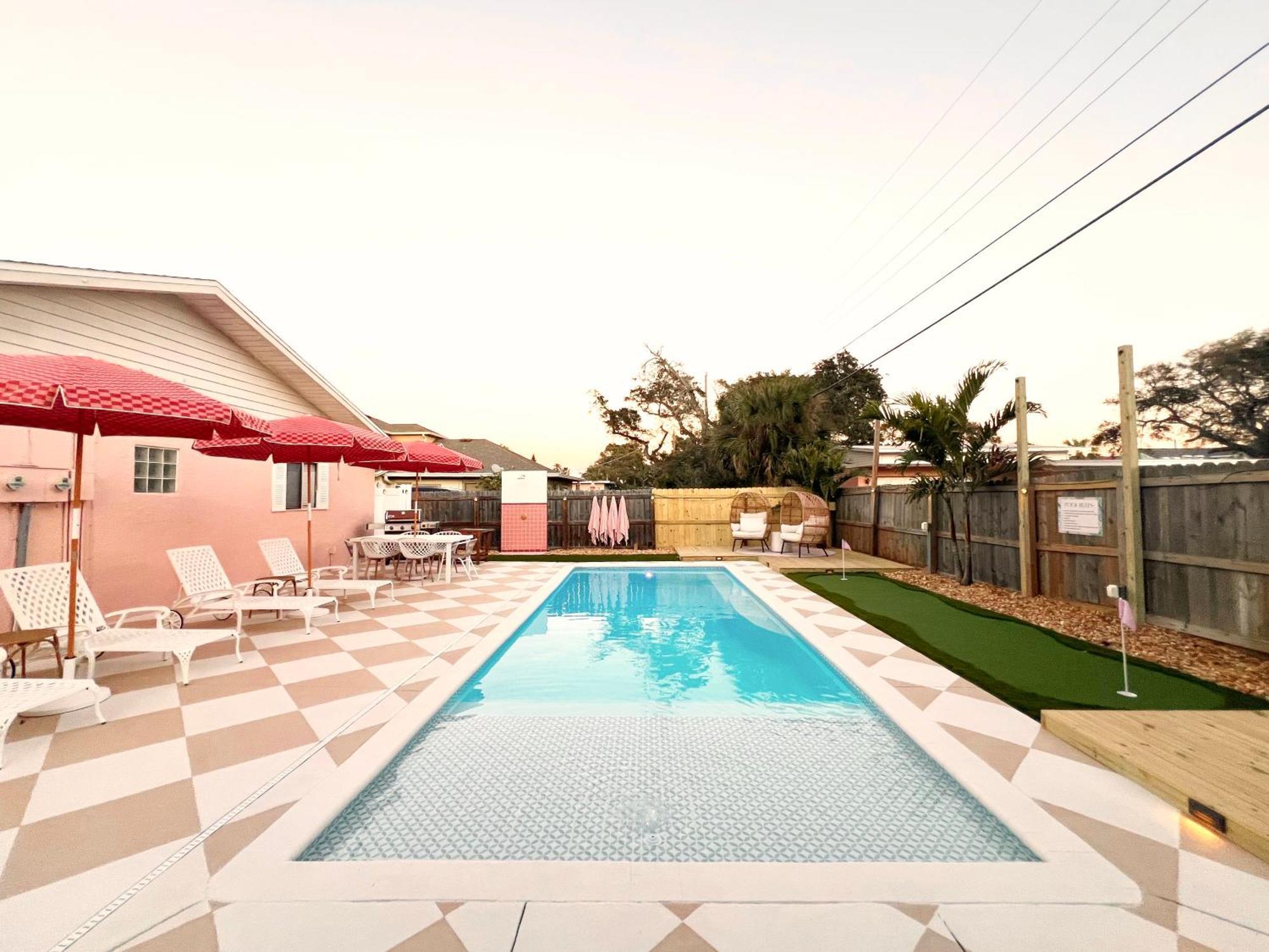 Luxury Villa 3 Blocks From The Beach With Pool A Fire Pit And Outdoor Oasis 卡纳维拉尔角 外观 照片